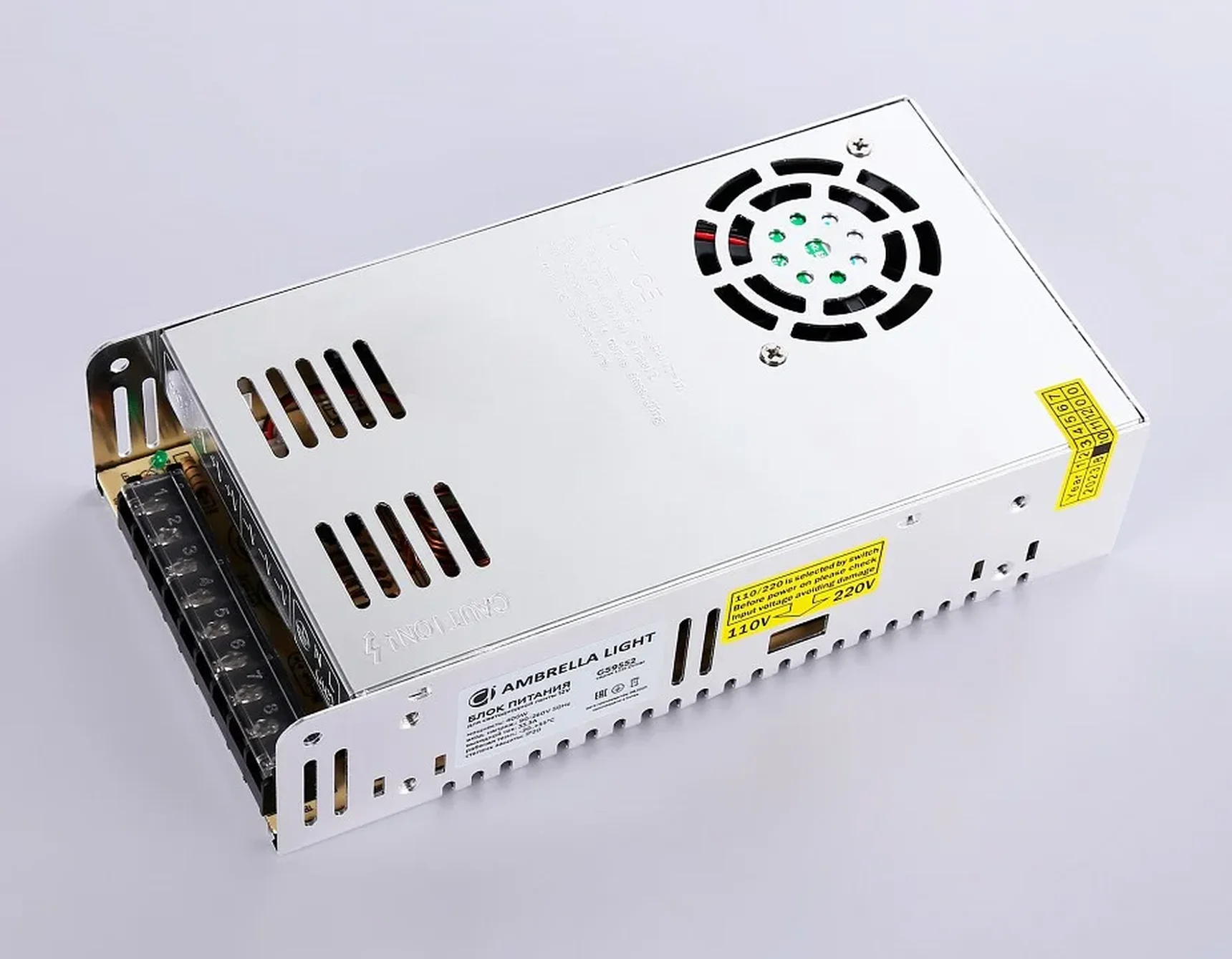 Блок питания LED Driver 400Вт 12В GS9552