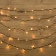 Гирлянда светодиодная универсальная 200 LED Теплый белый 20 метров, с контроллером