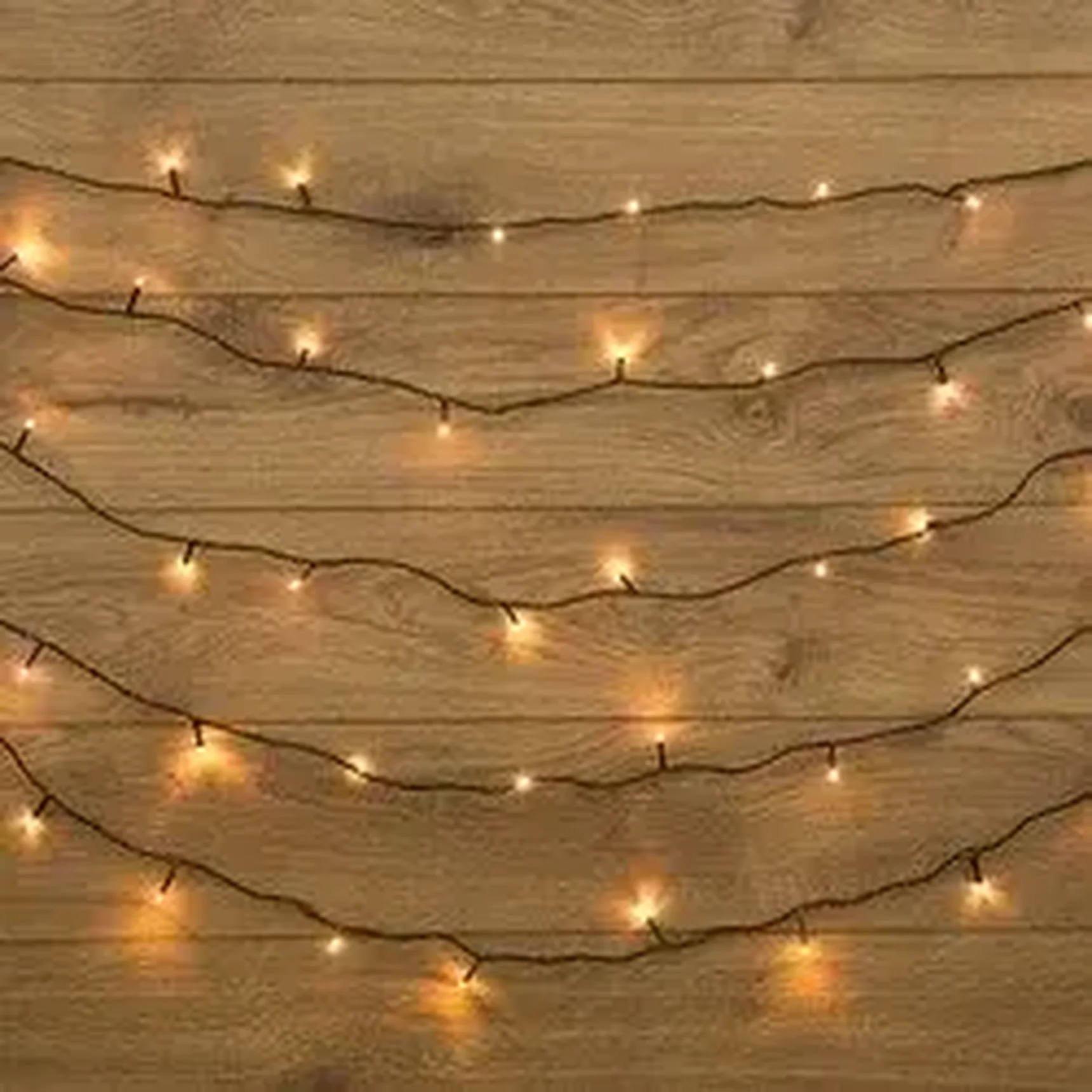 Гирлянда светодиодная универсальная 200 LED Теплый белый 20 метров, с контроллером