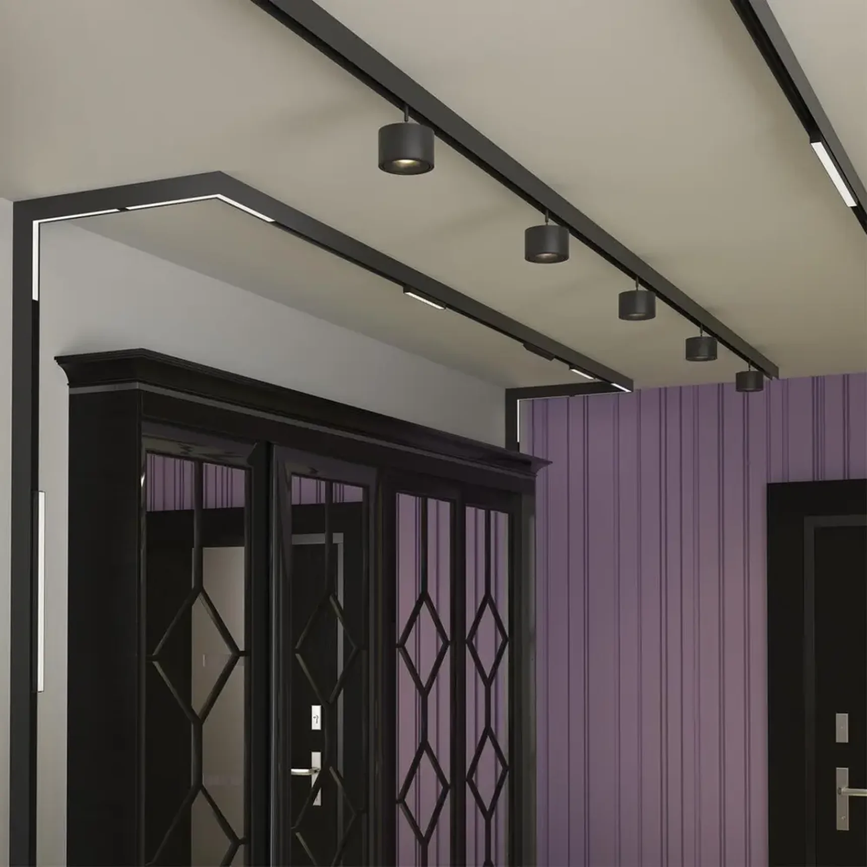 Трековый светодиодный светильник Novotech Flum 358913