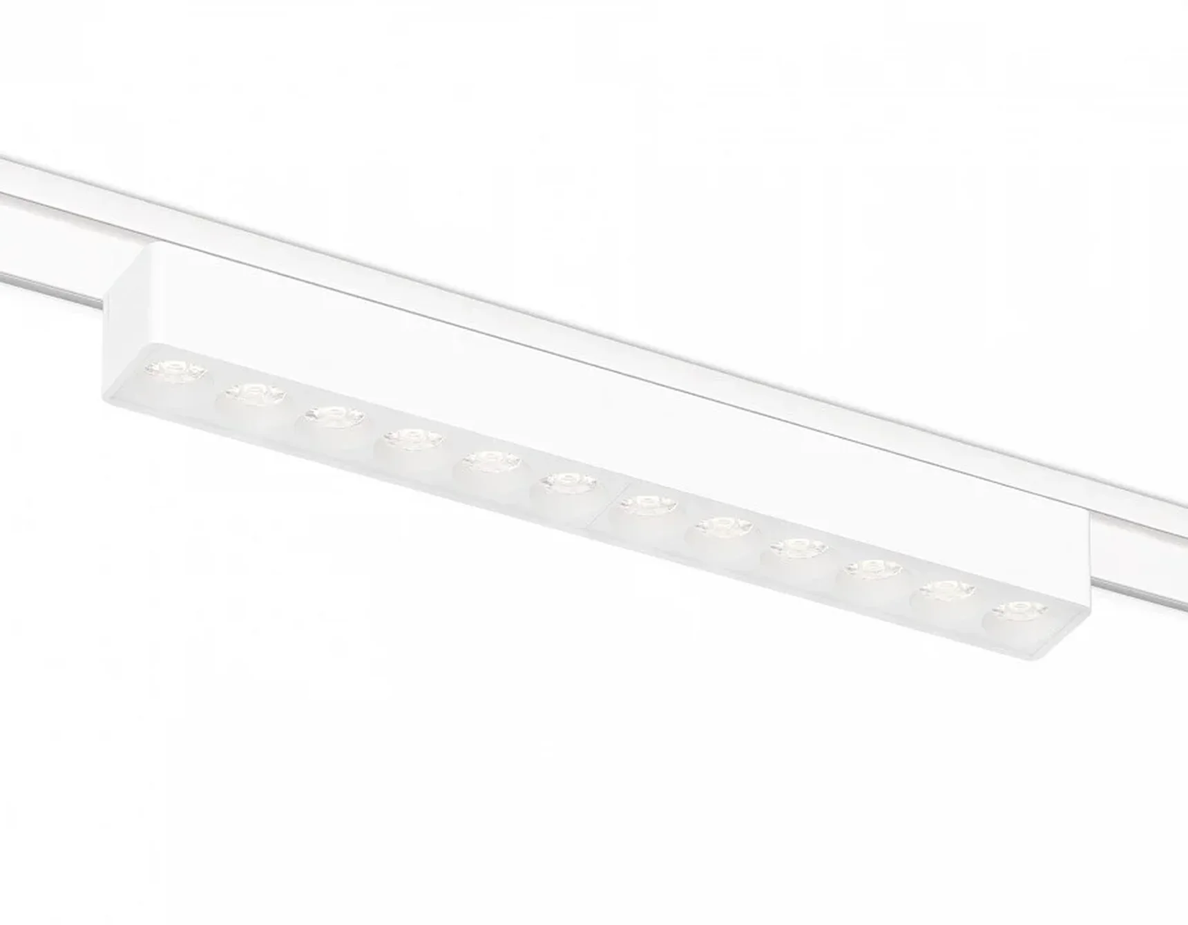 Светильник светодиодный трековый для шинопровода Magnetic Ultra Slim GV1407 WH белый IP20 12W 4200K 48V 24° 230*26*24