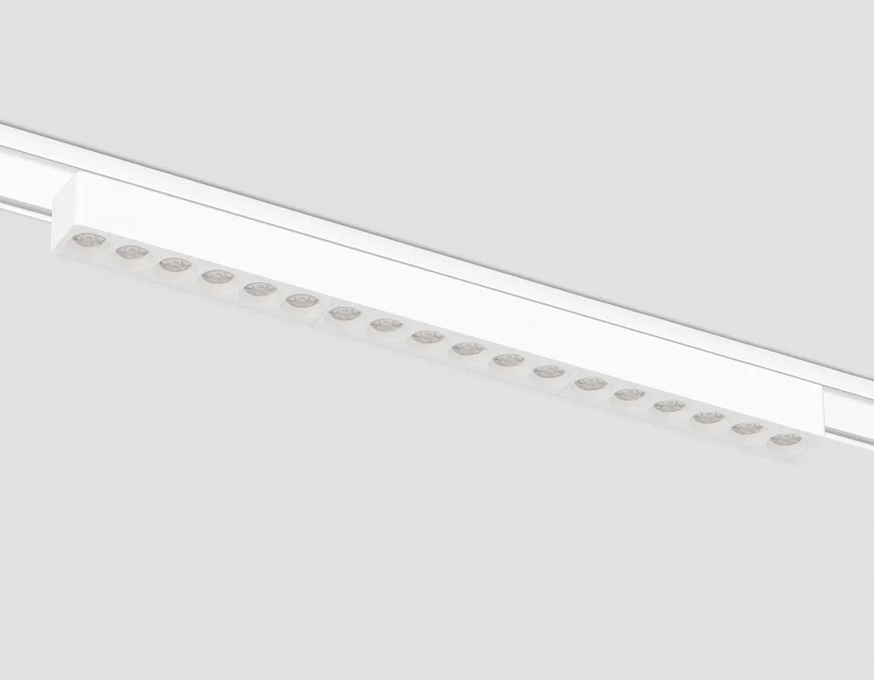Светильник светодиодный трековый для шинопровода Magnetic Ultra Slim GV1414 WH белый IP20 18W 4200K 48V 24° 338*26*24