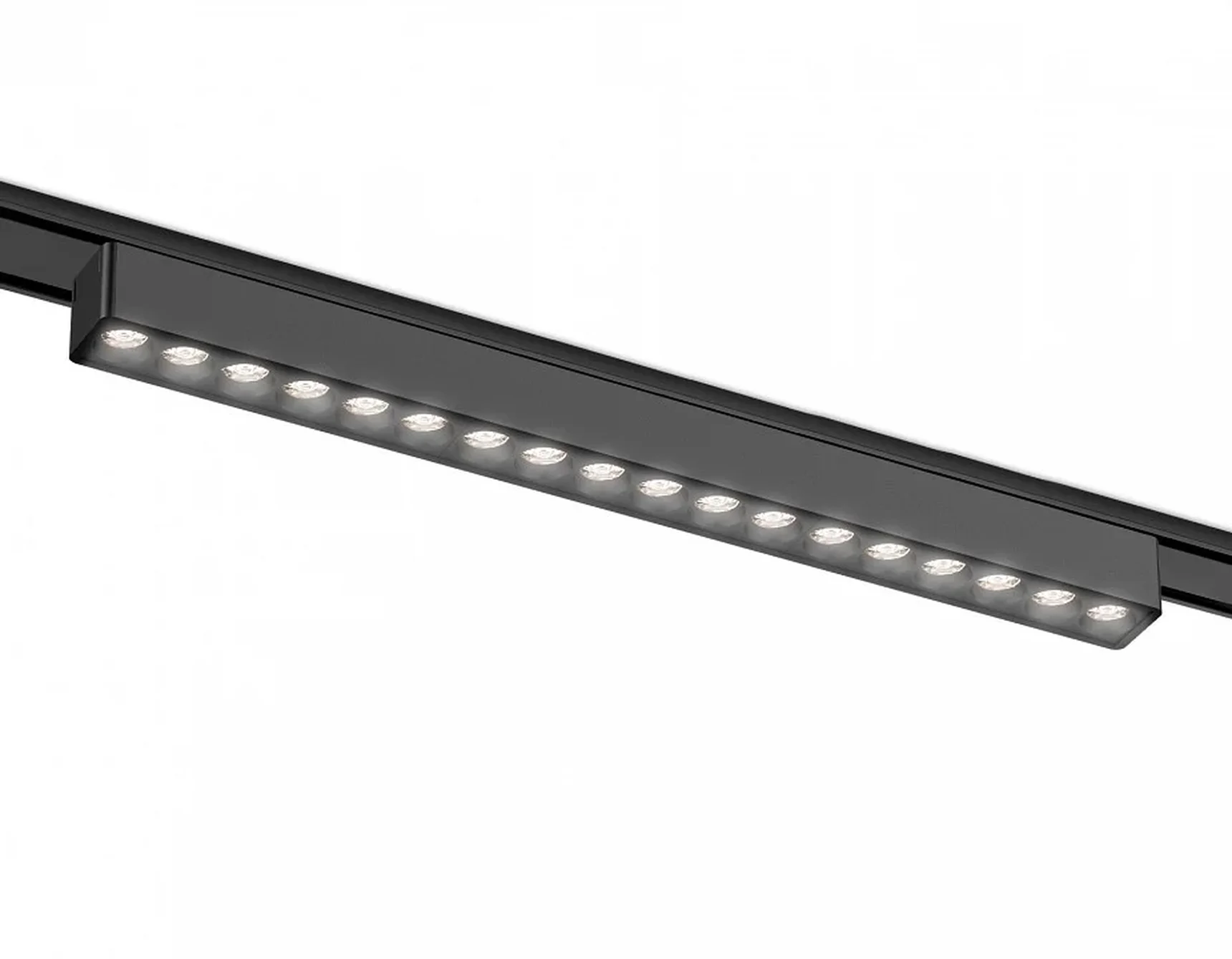 Светильник светодиодный трековый для шинопровода Magnetic Ultra Slim GV1416 BK черный IP20 18W 4200K 48V 24° 338*26*24