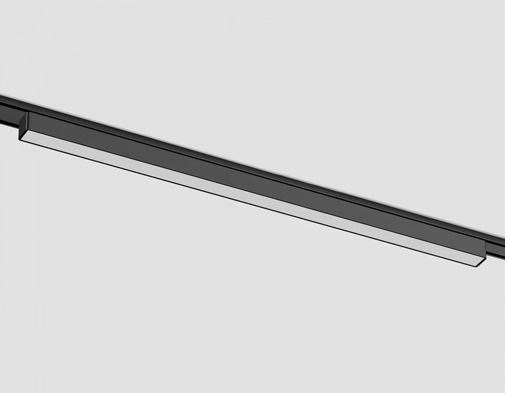 Светильник светодиодный трековый для шинопровода Magnetic Ultra Slim GV1455 BK черный IP20 20W 4200K 48V 615*26*24