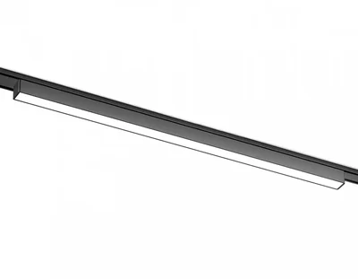 Светильник светодиодный трековый для шинопровода Magnetic Ultra Slim GV1455 BK черный IP20 20W 4200K 48V 615*26*24