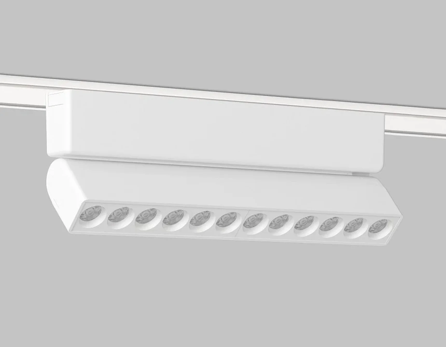 Светильник светодиодный трековый для шинопровода Magnetic Ultra Slim GV1472 WH белый IP20 12W 4200K 48V 24° 230*26*80
