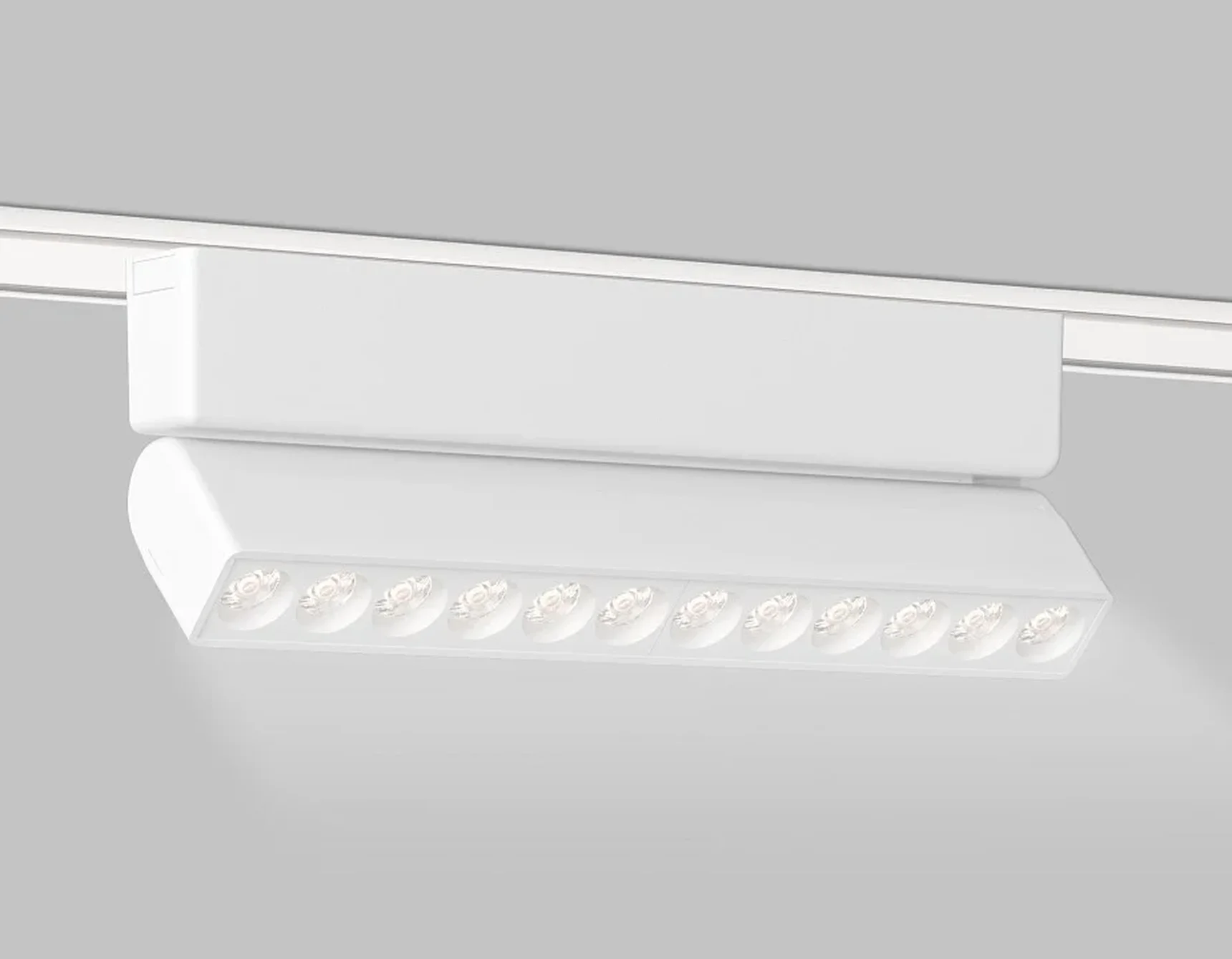 Светильник светодиодный трековый для шинопровода Magnetic Ultra Slim GV1472 WH белый IP20 12W 4200K 48V 24° 230*26*80