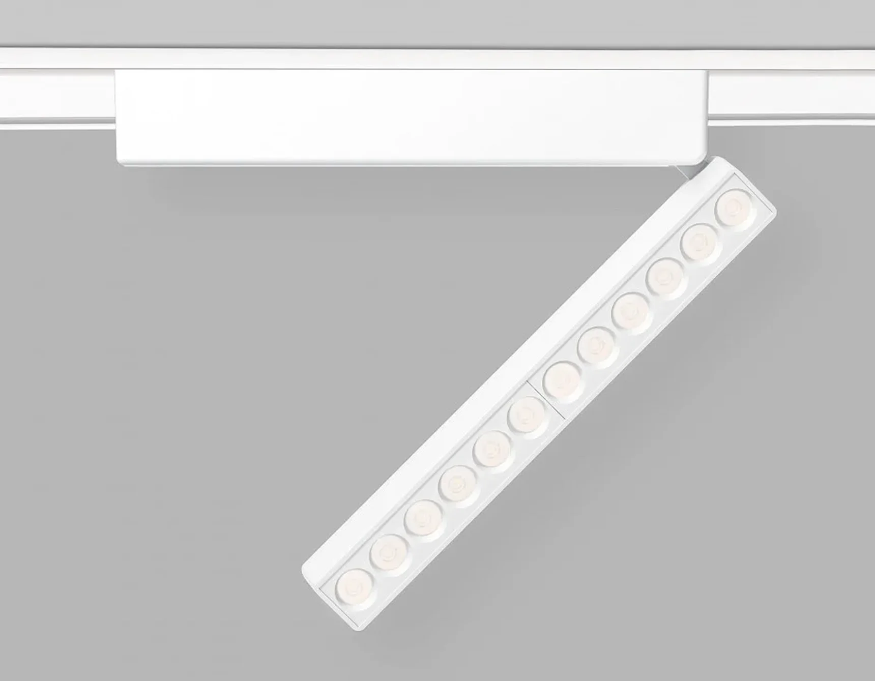Светильник светодиодный трековый для шинопровода Magnetic Ultra Slim GV1472 WH белый IP20 12W 4200K 48V 24° 230*26*80