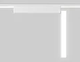 Светильник светодиодный трековый для шинопровода Magnetic Ultra Slim GV1483 WH белый IP20 10W 4200K 48V 230*26*80
