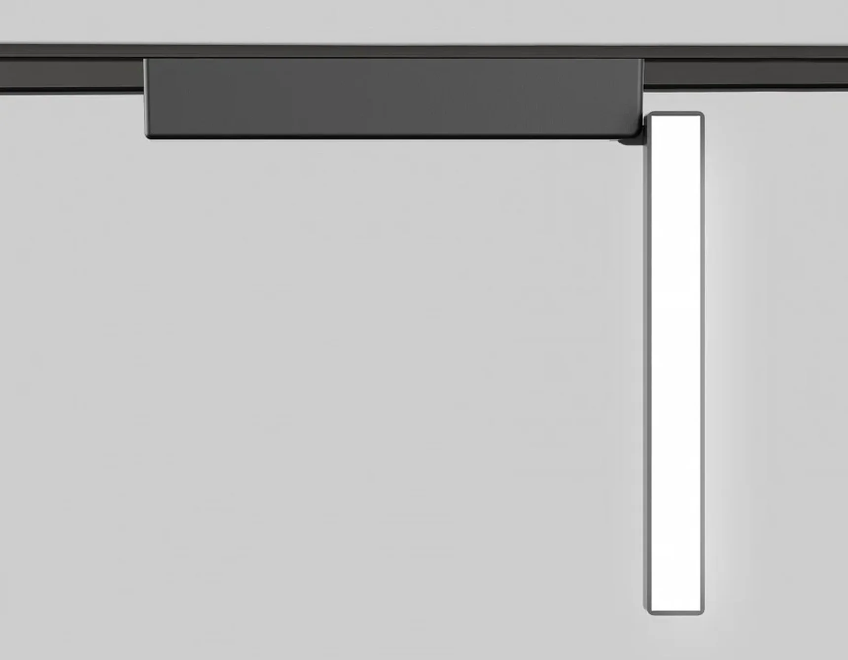 Светильник светодиодный трековый для шинопровода Magnetic Ultra Slim GV1486 BK черный IP20 10W 4200K 48V 230*26*80