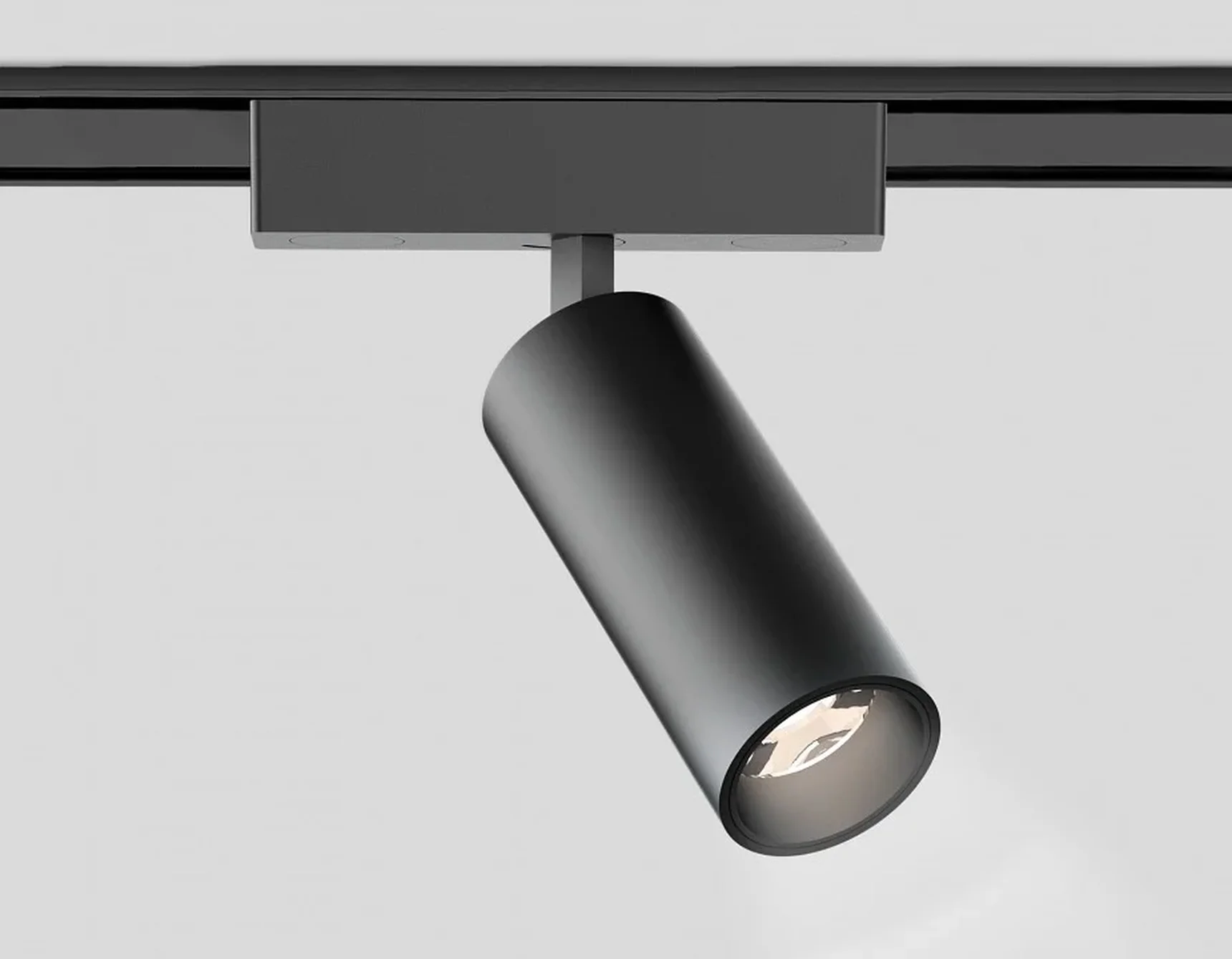 Светильник светодиодный трековый для шинопровода Magnetic Ultra Slim GV1511 BK черный IP20 9W 4200K 48V 24° D44*160