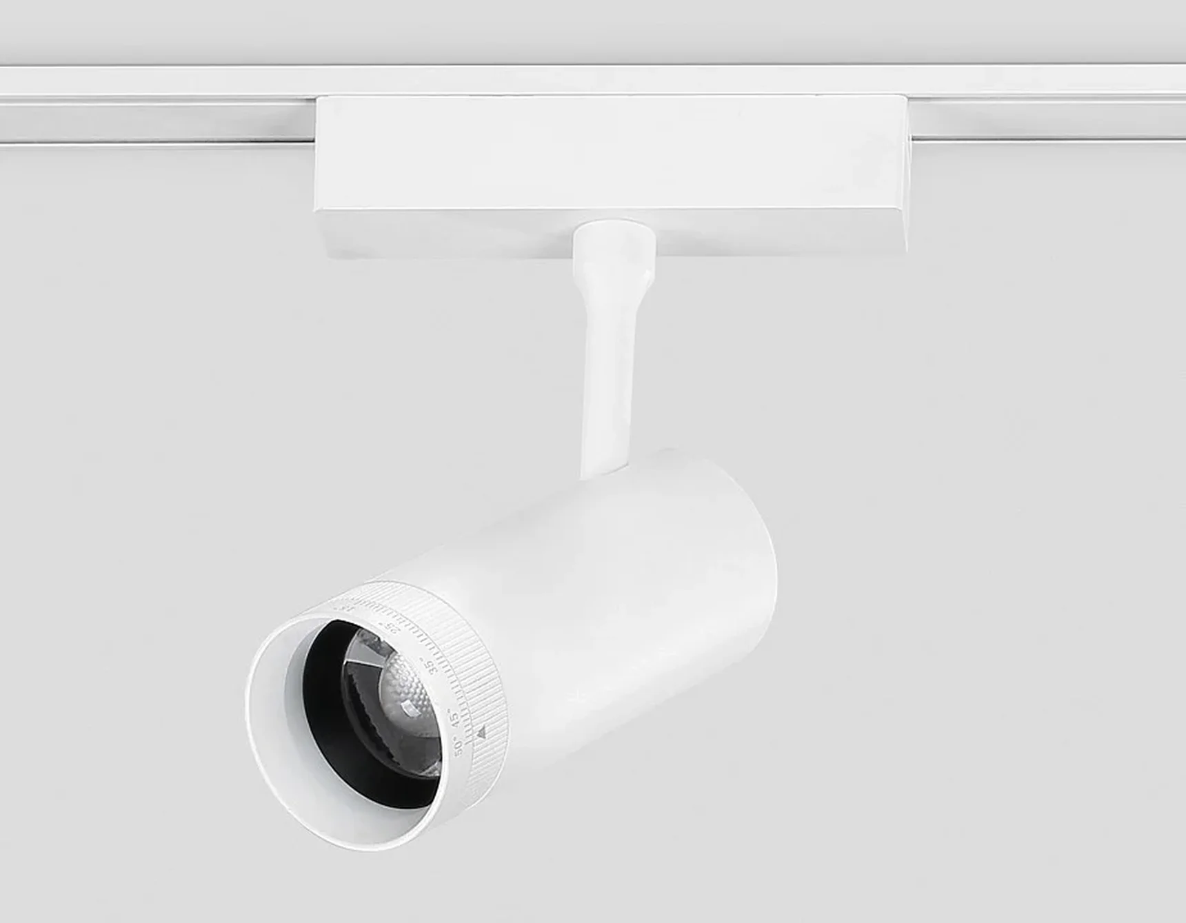 Светильник светодиодный трековый ZOOM для шинопровода Magnetic Ultra Slim GV1570 WH белый IP20 10W 4200K 48V 15-51° D55*185