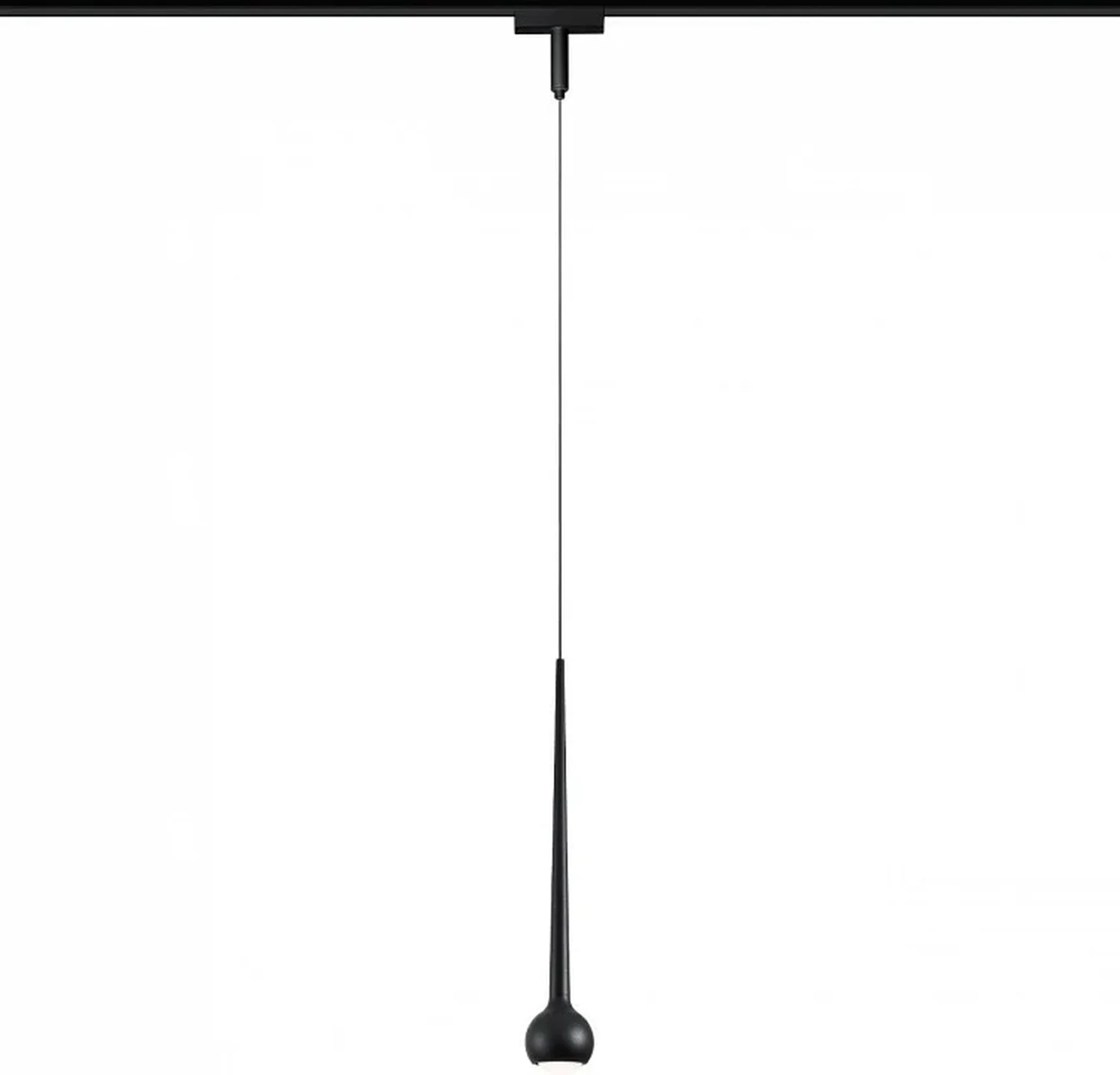 Светильник светодиодный трековый для шинопровода Magnetic Ultra Slim GV1644 BK черный IP20 9W 4200K 48V D75*1500