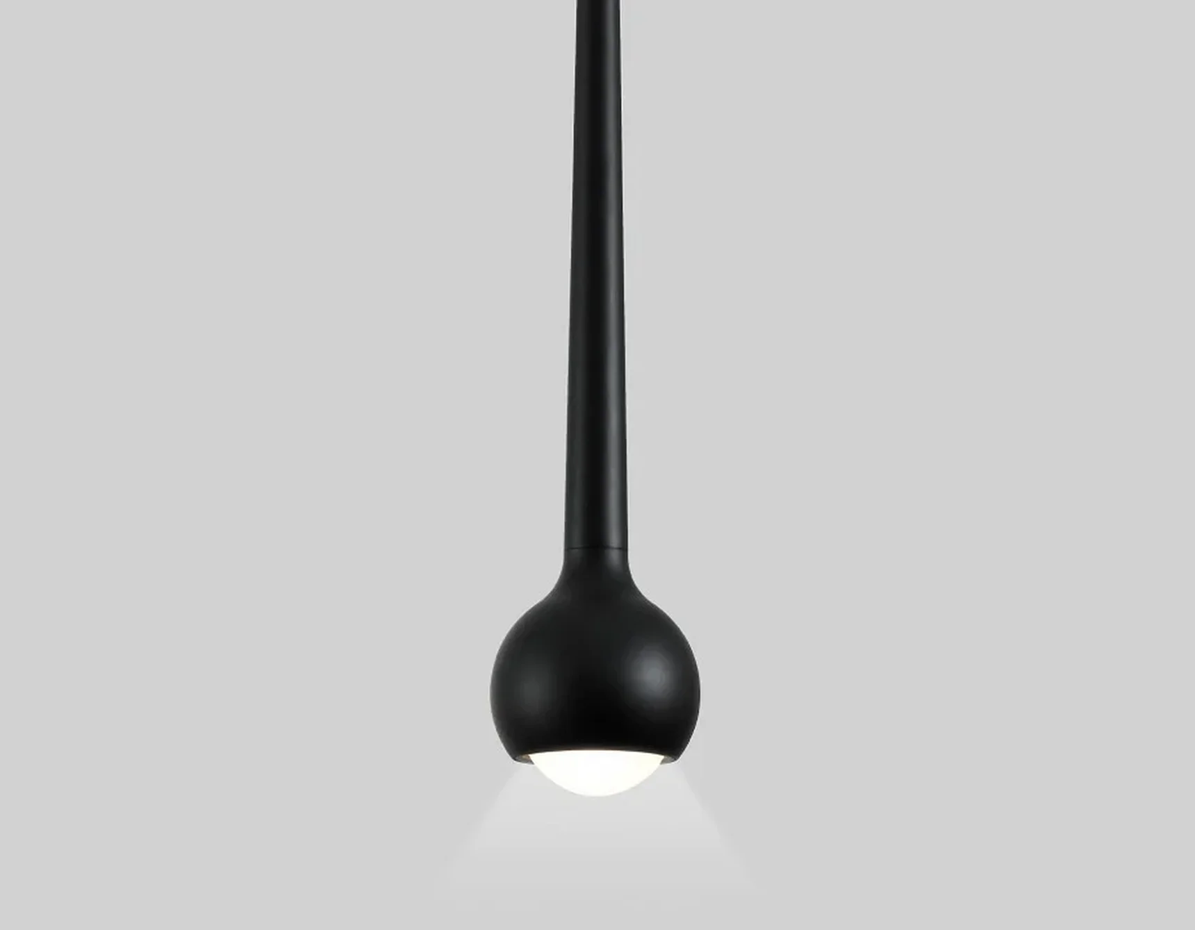 Светильник светодиодный трековый для шинопровода Magnetic Ultra Slim GV1644 BK черный IP20 9W 4200K 48V D75*1500
