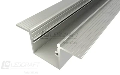 Профиль алюминиевый под шпаклевку LC-LPSH-2558-2 Anod