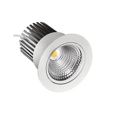 Встраиваемый светодиодный светильник (Поворотный), d138, 220 Вольт, 50 Ватт, 12-60°, IP20, высота 145 мм, FLED-DL 008-50-4000К-Старк-Мини