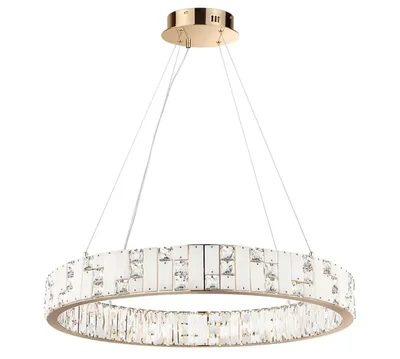 5072/100L HALL ODL24 615 золото/прозрачный/белый/металл/хрусталь/алебастр Люстра LED 100W 3700K CROSSA