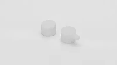 Комплект заглушек (с боковым выводом и без отверстия) для неоновой ленты 360° D25 END-L-360