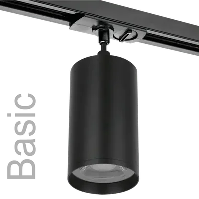 Трековый светильник WOLTA WTL-GU10/03B под лампу GU10 Чёрный BASIC