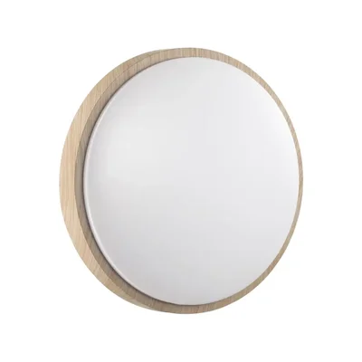 7607/CL PALE SN 118 Светильник пластик/белый/бежеый под дерево LED 30Вт 4000К D340 IP43 LOSTA