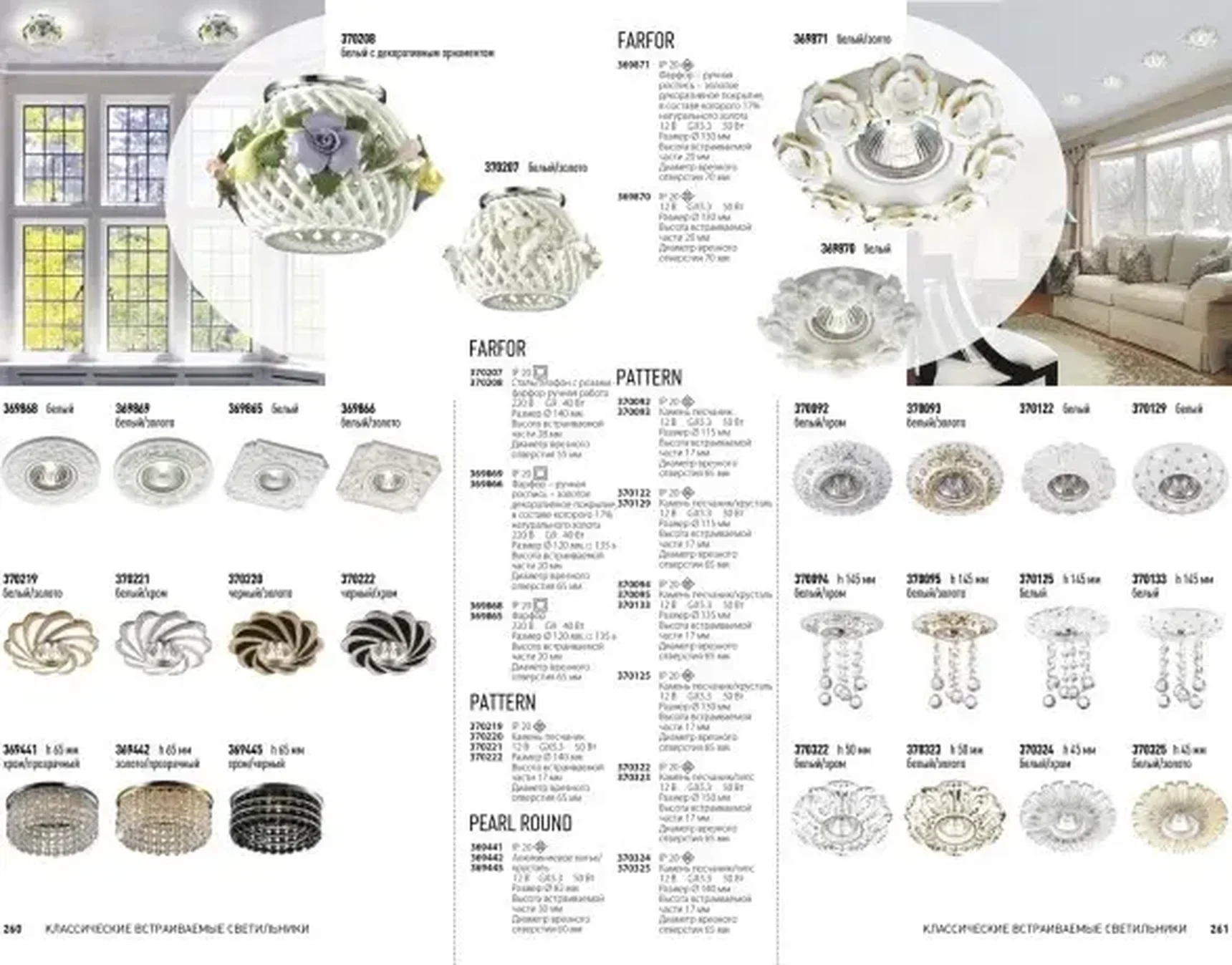 Встраиваемый спот Novotech PATTERN 370092