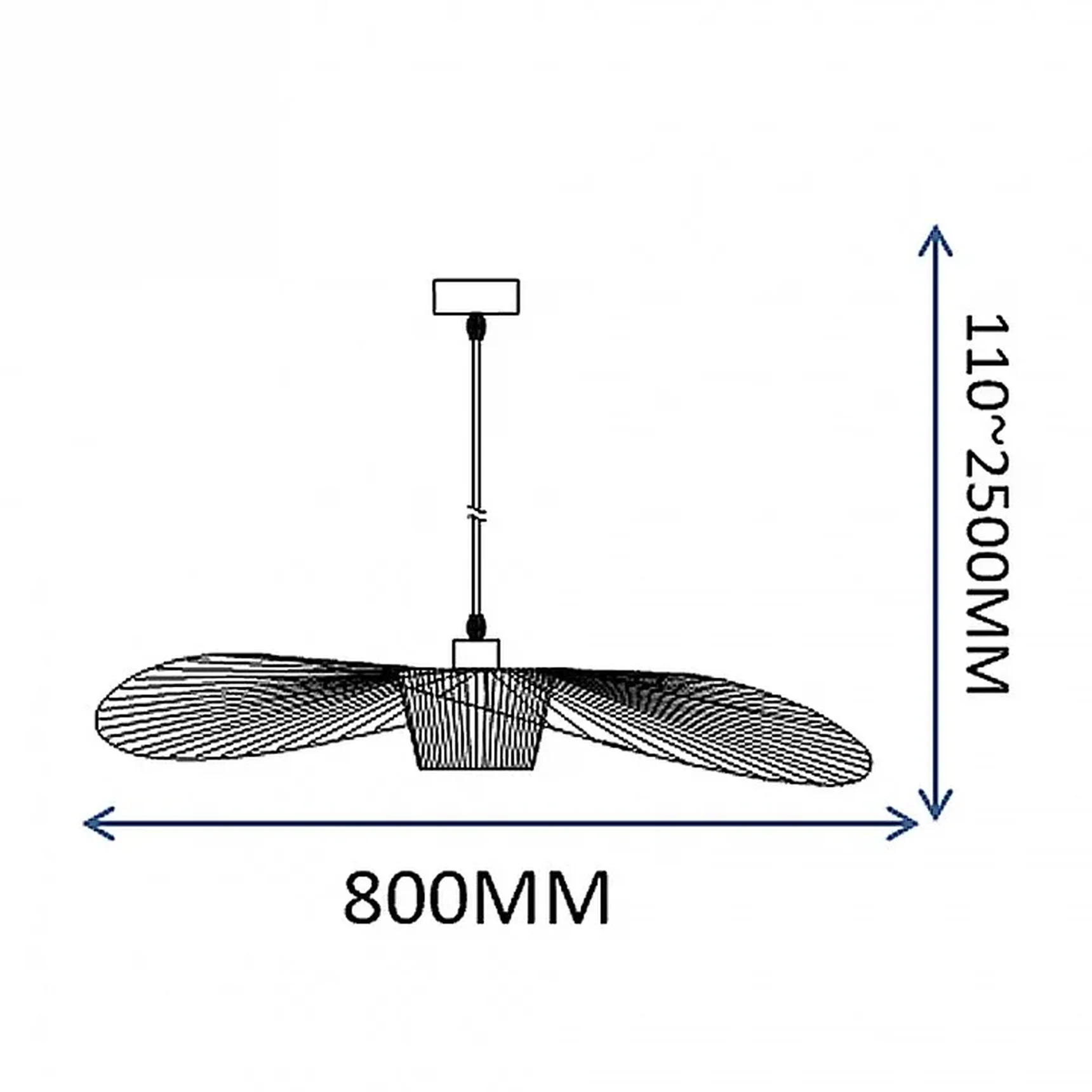 Подвесной светильник Imperiumloft HAT Black ﻿HAT01