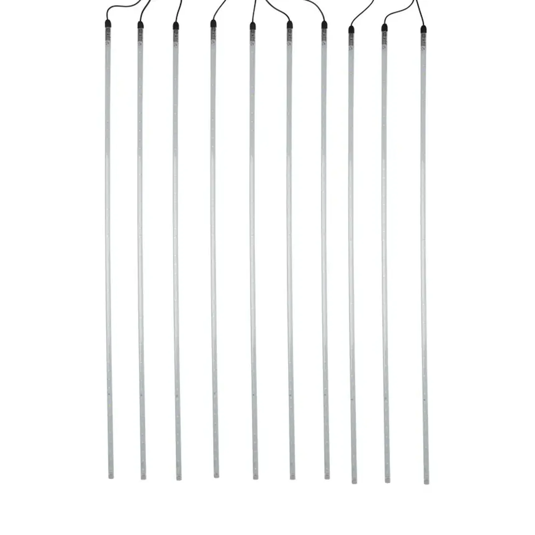 Гирлянда Тающие сосульки 24 В, комплект 10 шт. х 100 см, шаг 100 см, 960 LED, белый, соединяются, NEON-NIGHT