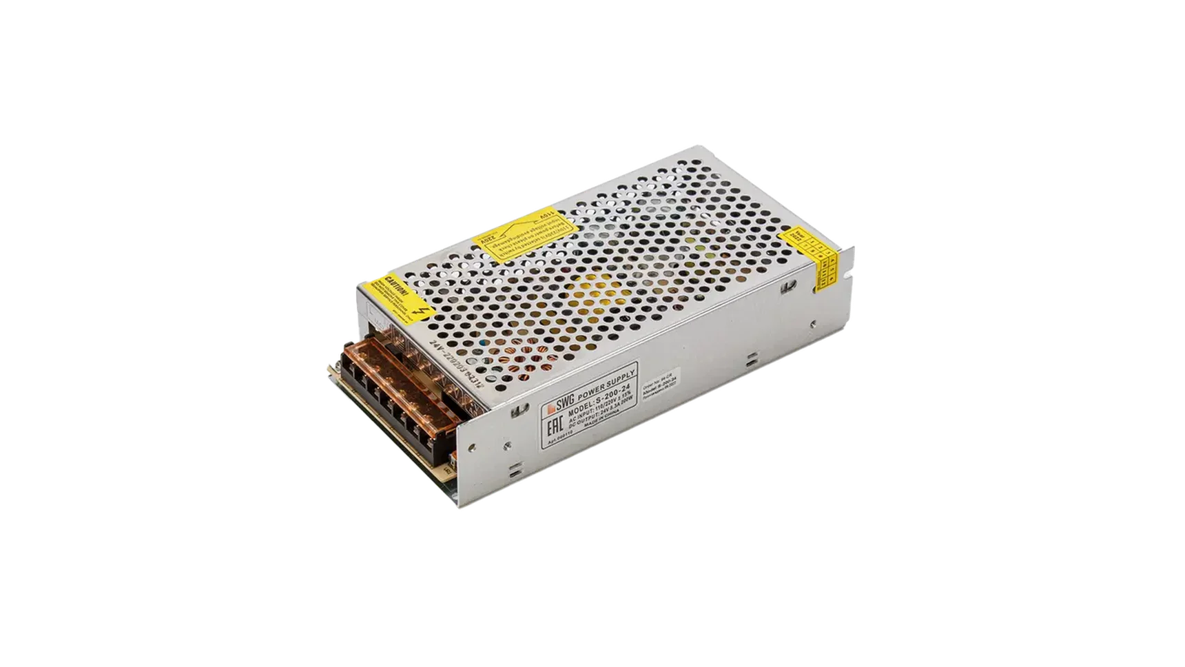 Блок питания 24В 200Вт для LED лент светодиодных, S-200-24