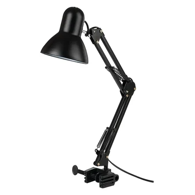 Настольный светильник GTL-036 черный основание + струбцина 2в1