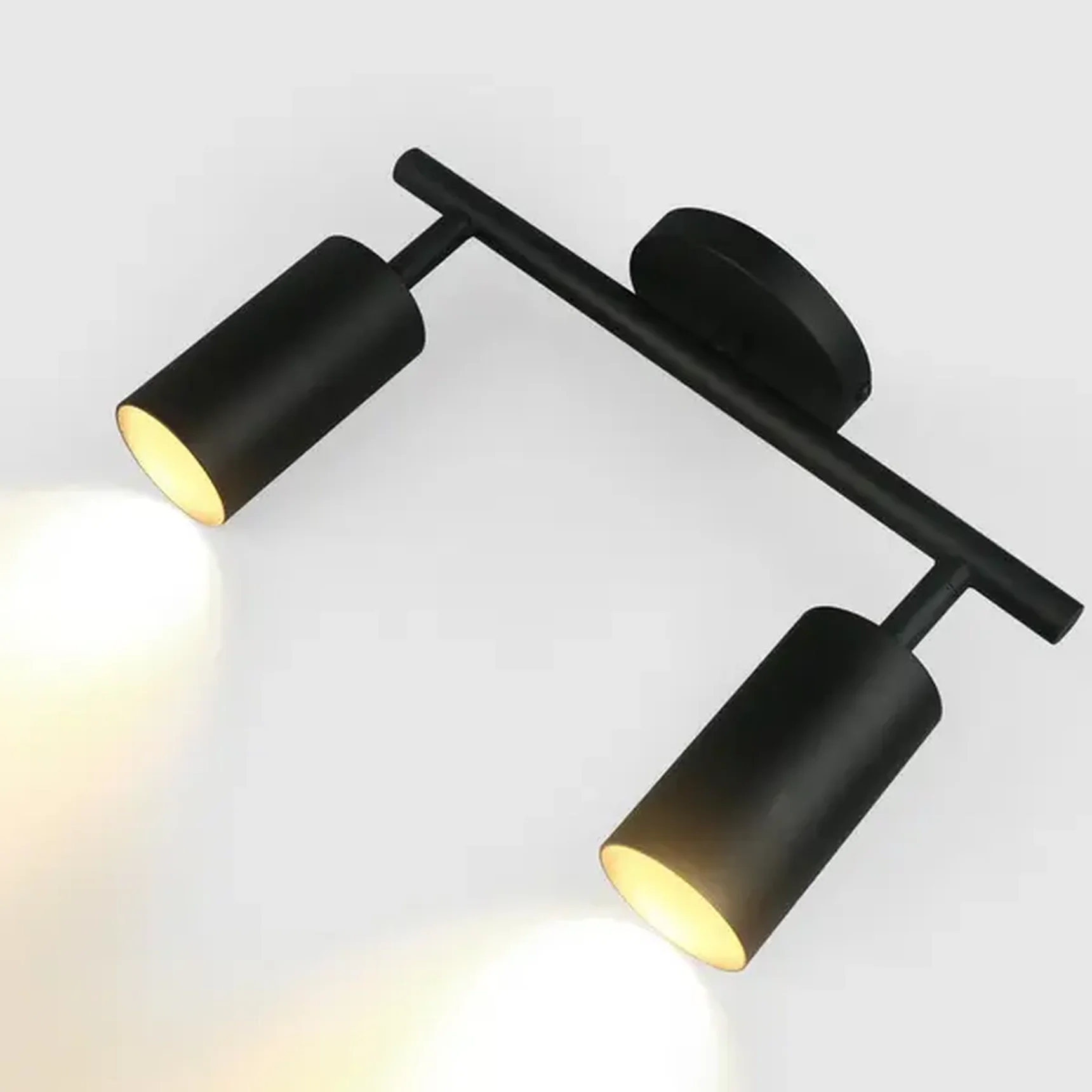 Спот на основании GWL-2GU10-M-IP20 Двойной Черный Направленный Башня, 661831