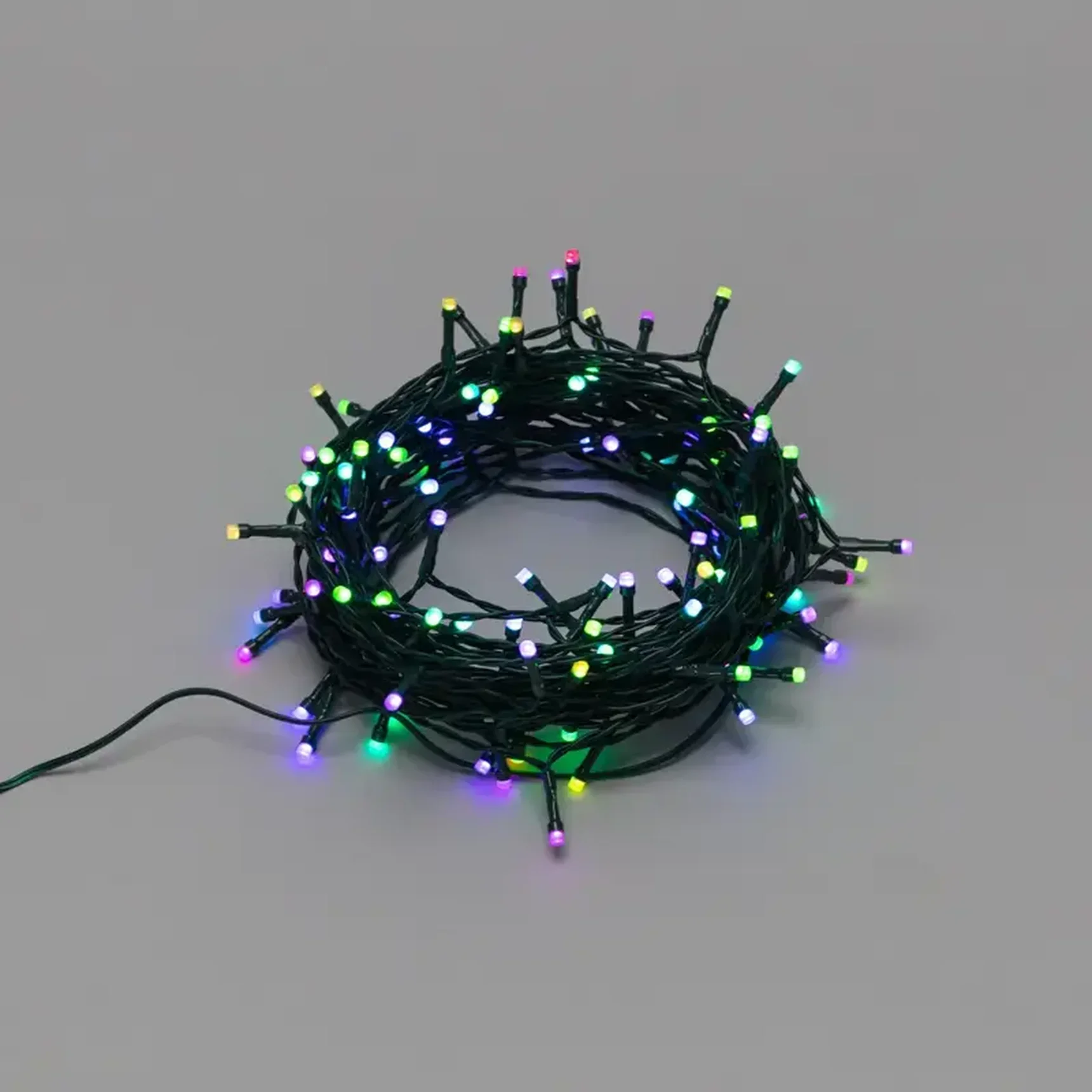 Твинкл Wi-Fi 18 м, темно-зеленый ПВХ, 120 LED RGB, не соединяется