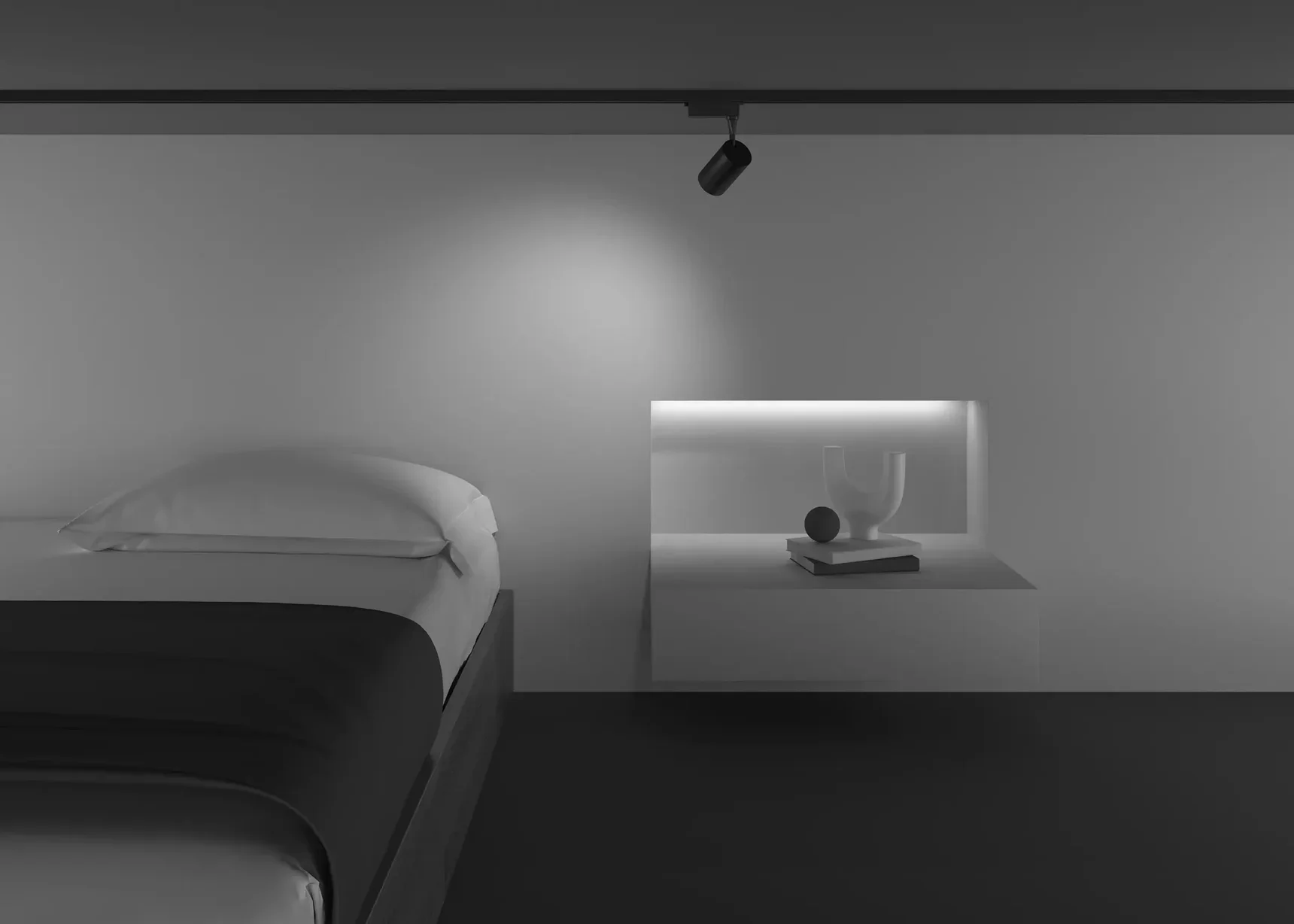 Трековый светильник Vuoro Unity 3000K 6Вт 60°, TR003-1-6W3K-W-B