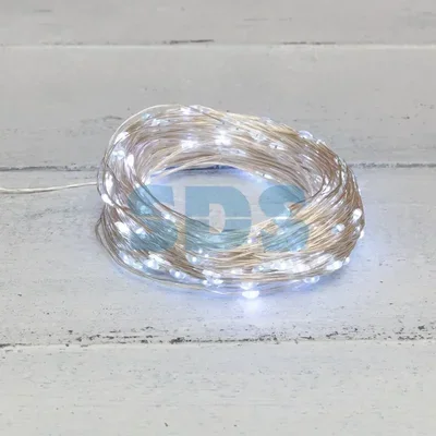 Гирлянда «Роса» с трансформатором, 20 м, 200 LED, белое свечение NEON-NIGHT