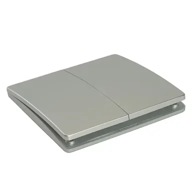 Выключатель беспроводной FERON TM92 SMART, 7мВт, IP65, двухклавишный, серебро, 51030