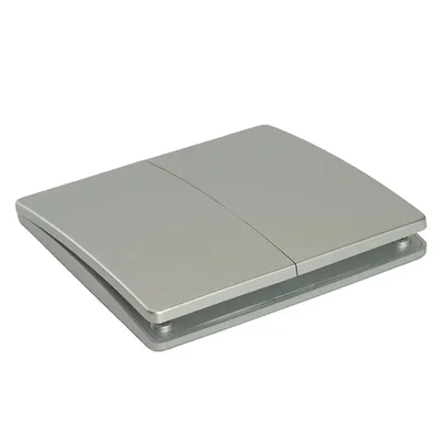 Выключатель беспроводной FERON TM92 SMART, 7мВт, IP65, двухклавишный, серебро, 51030