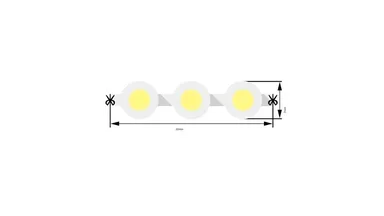 Лента светодиодная SWG DIP-96-12-7.7-WW-68