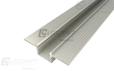 Профиль алюминиевый под шпаклевку LC-LPSH-1246-2 Anod