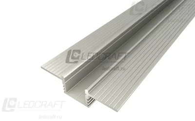 Профиль алюминиевый под шпаклевку LC-LPSH-1246-2 Anod