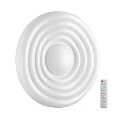 7679/DL PALE SN 153 Светильник пластик/белый LED 48Вт 3000-6000К D380 IP43 пульт ДУ FASS