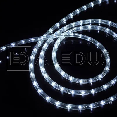 Дюралайт ALEDUS, 220 В, 13 мм, бухта 10 м, белый