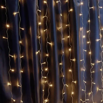 Гирлянда - занавес 230V 480 LED 3*3м, 2700K, IP44 , сетевой шнур 3м в комплекте, CL24