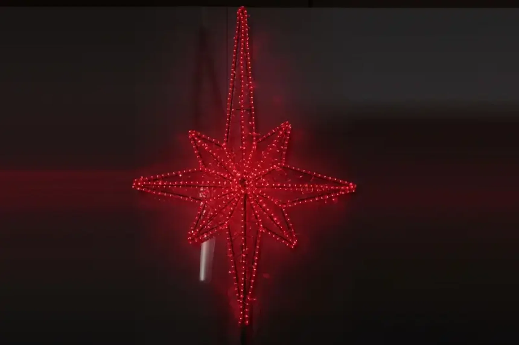 FLESI-LED-FL-002-Елочная макушка"Полярная звезда" красная/красный флэш (РФ) 150Х117см.