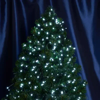 Светодиодная гирлянда Feron CL09 линейная 10м + 2м 230V 5000К, зеленый шнур