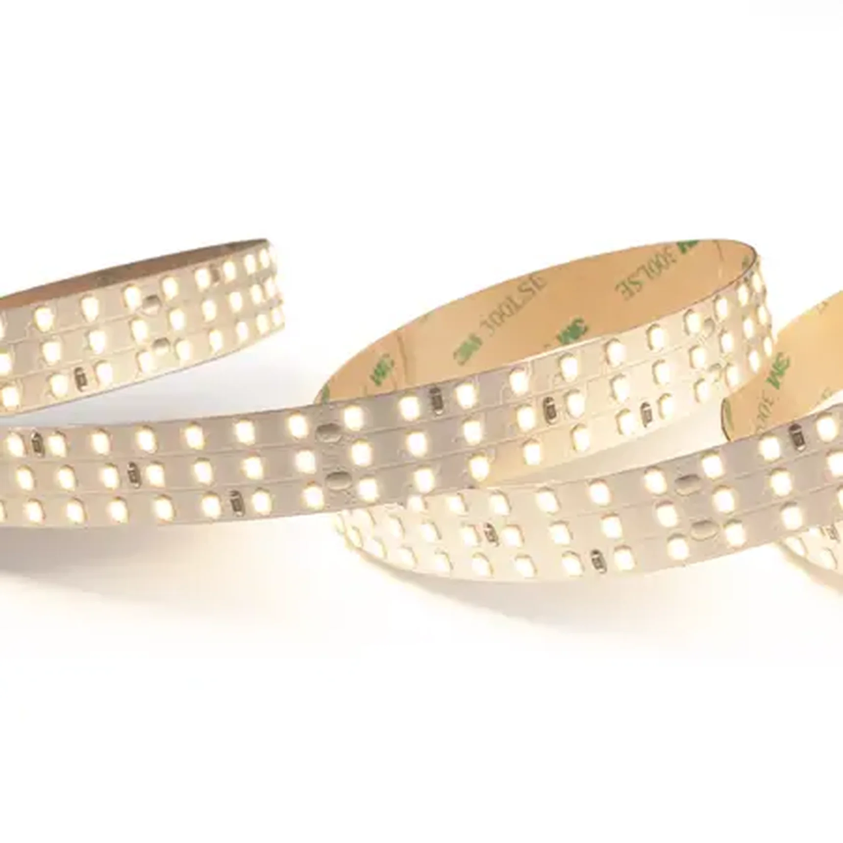 Светодиодная лента трехрядная 2835 336/м (31Вт/м) 24В теплая, серия ПРО200 009087