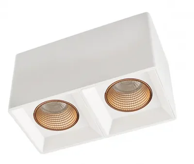 Точечный накладной светильник Denkirs DK3085-WH+BR