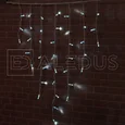 Бахрома (Айсикл) ALEDUS 3x0.9 м, белый провод, ПВХ, белый, без мерцания