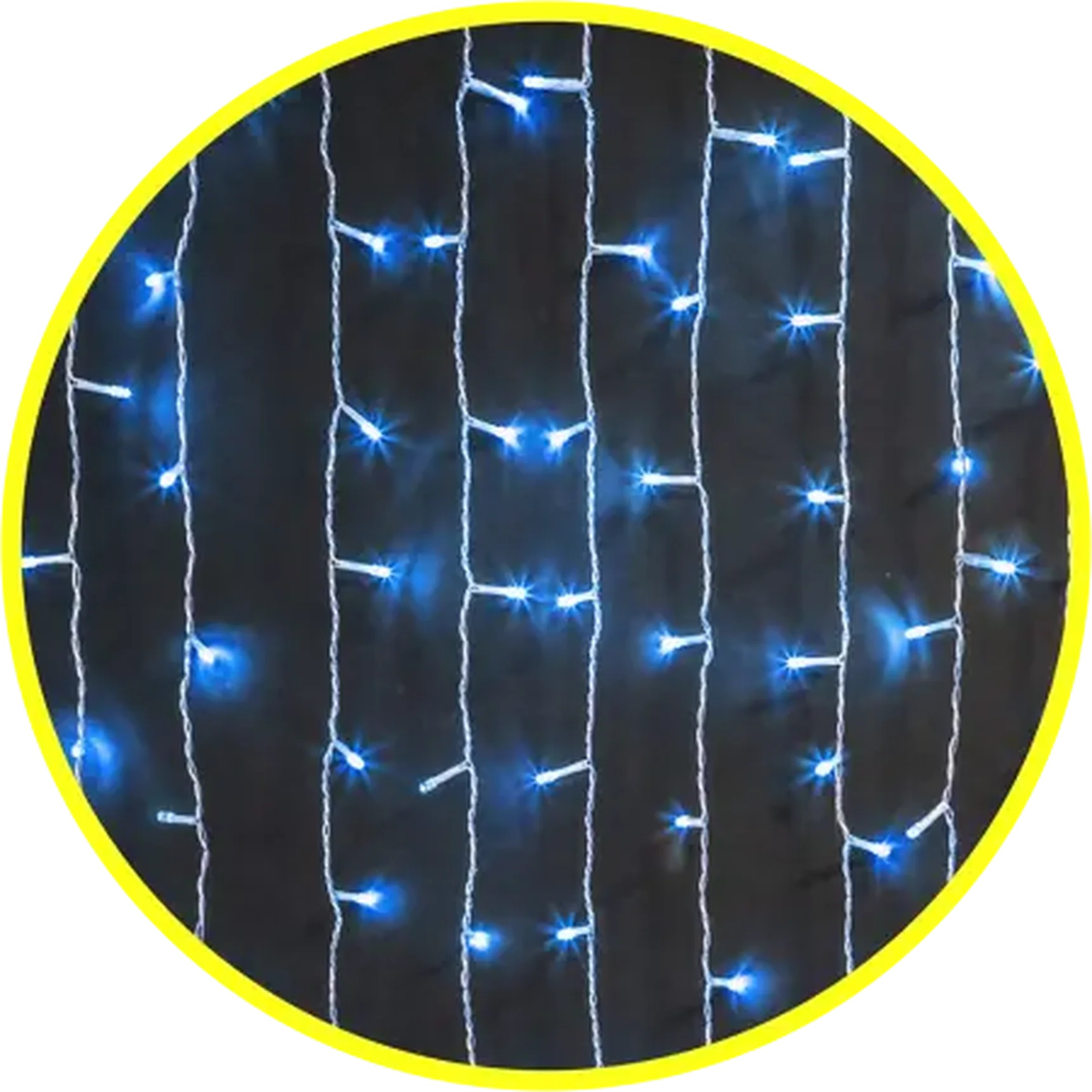 Светодиодная гирлянда NGF-C01-357B-8-2x1.5m-230-TR-IP20