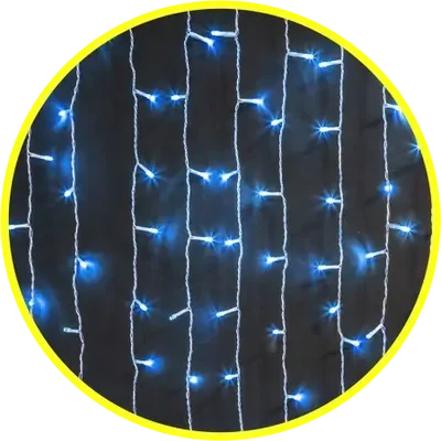 Светодиодная гирлянда NGF-C01-357B-8-2x1.5m-230-TR-IP20