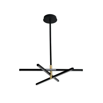 6547/56L LEDIO LN23 025 чёрный, золотой Потолочный светильник LED 56W 4000K 2160Лм 220V PARKER