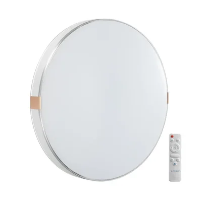 7676/EL COLOR SN 82 Светильник пластик/золотистый LED 70Вт 3000-6000K D493 IP43 пульт ДУ OTIGA WHITE